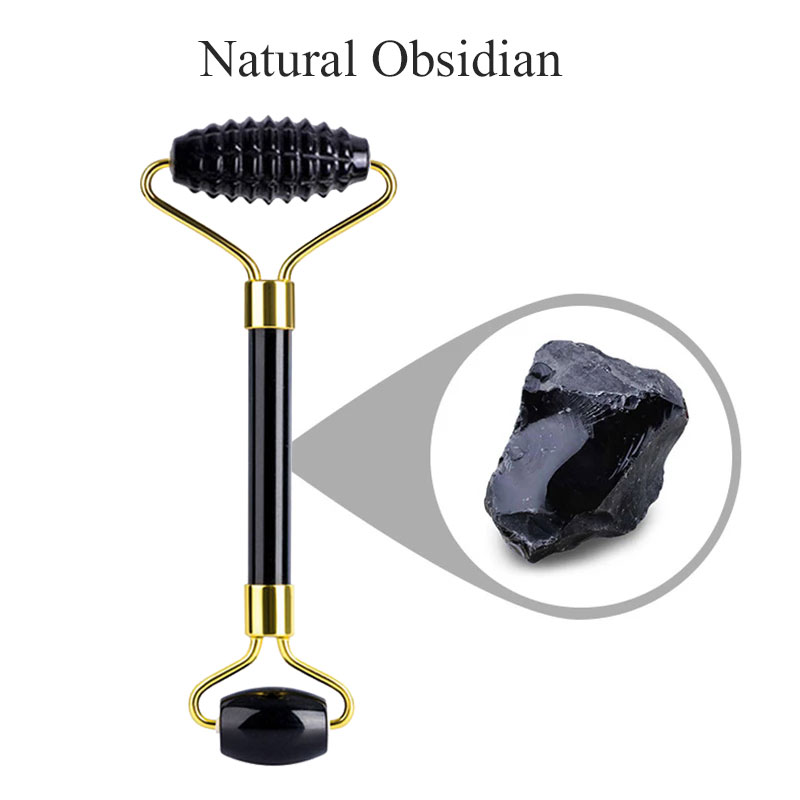 Naturalny obsydianowy roller d – Jade Roller Stone recenzja i cena