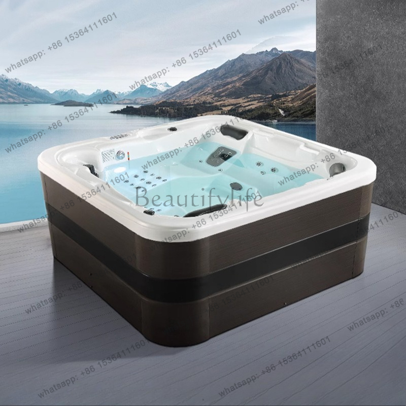 Akrylowa zewnętrzna wanna jacu – Villa Wellness Spa recenzja i cena